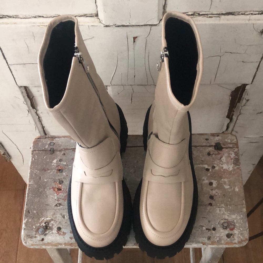 Free People Madison Loafer Boots